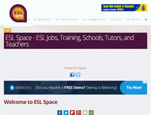 Tablet Screenshot of eslspace.com